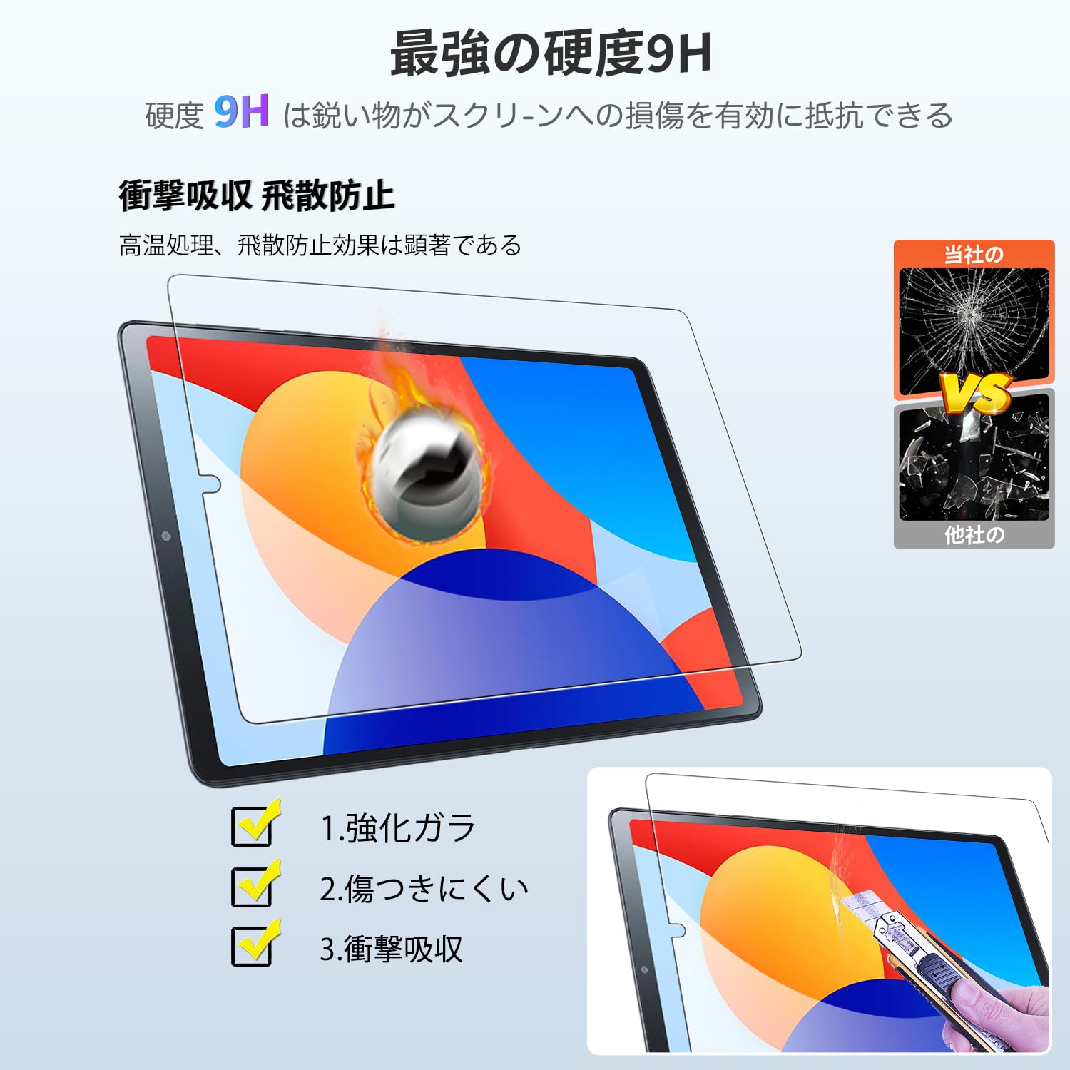 Amazon.co.jp: 【1枚セット】For Redmi Pad SE 8.7 4G 用 フィルム